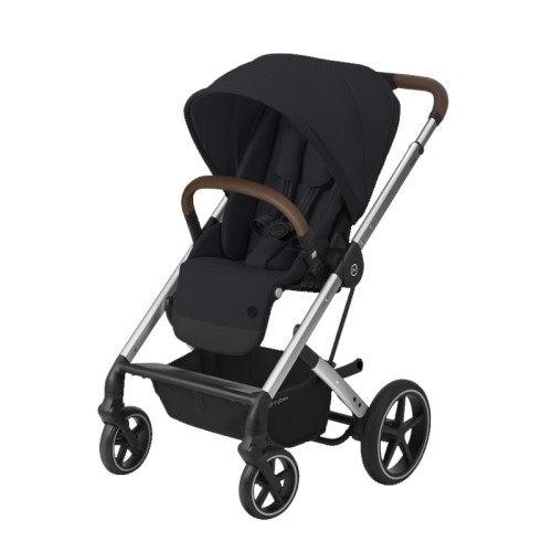 Cybex BALIOS S LUX SLV Βρεφικό Καρότσι Deep Black  