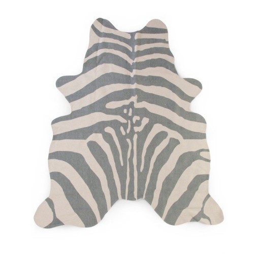 Childhome Χαλί Παιδικού Δωματίου Zebra Carpet Grey 145x160εκ.