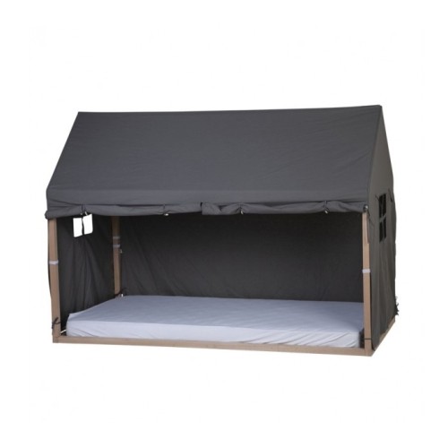 Childhome Κάλυμμα Anthracite Για TIPI Natural Πλαίσιο Kρεβατιού 90x200εκ.