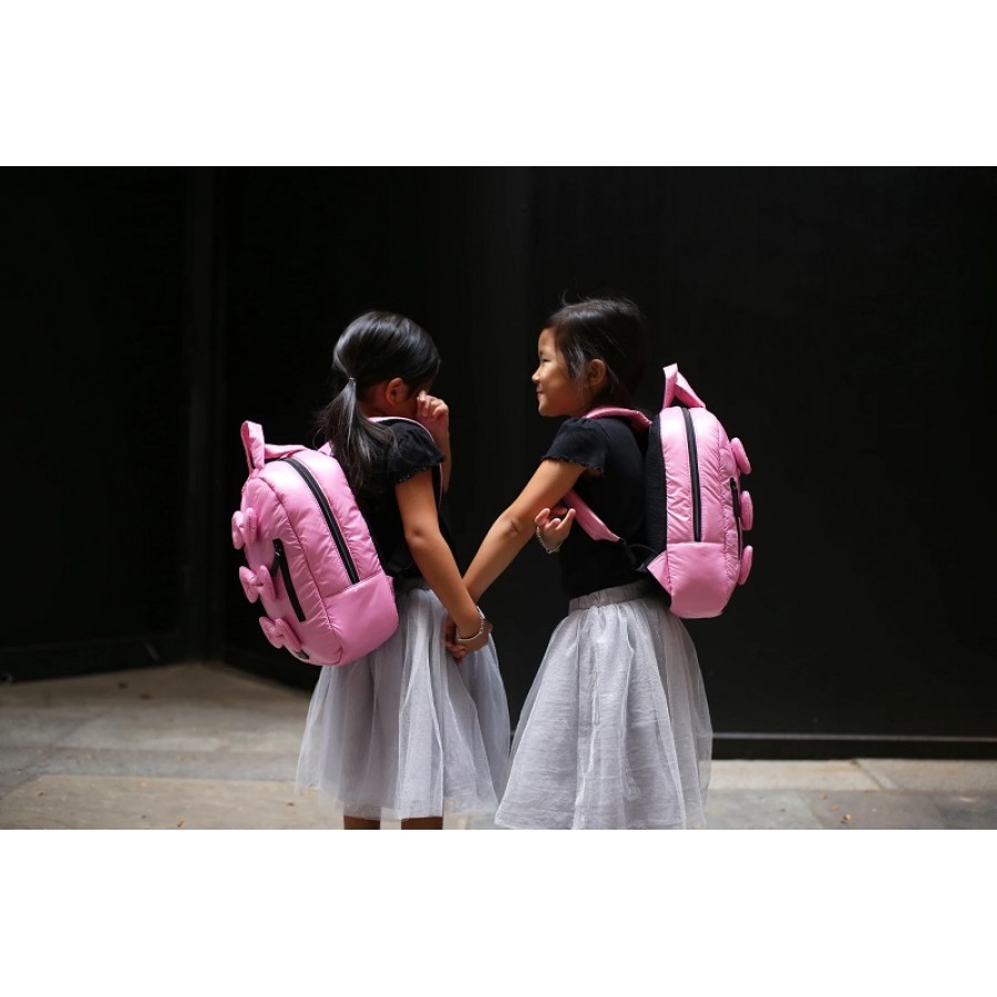 7AM MINI παιδικό backpack Bows  BLUSH