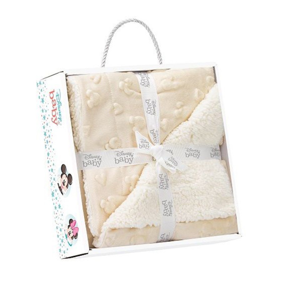 Interbaby Disney Κουβέρτα Αγκαλιάς 80x110εκ. Coral Fleece Μπεζ
