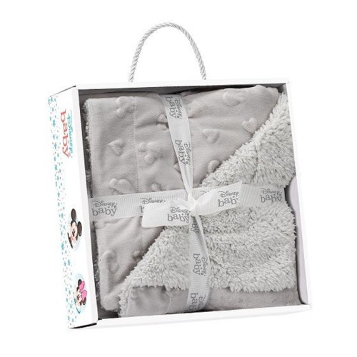 Interbaby Disney Κουβέρτα Αγκαλιάς 80x110εκ. Coral Fleece Γκρι