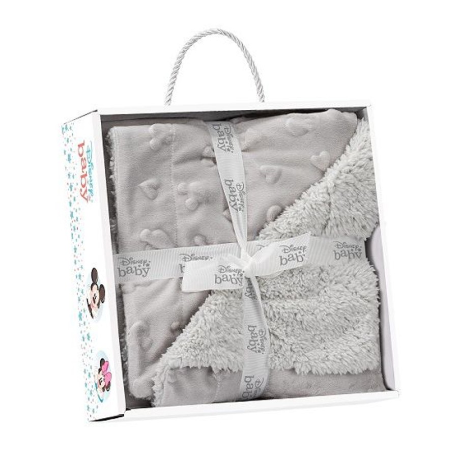 Interbaby Disney Κουβέρτα Αγκαλιάς 80x110εκ. Coral Fleece Γκρι