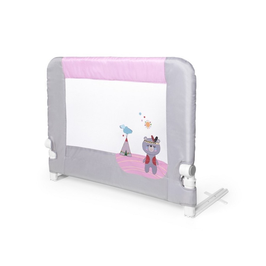 INTERBABY ΠΡΟΣΤΑΤΕΥΤΙΚΟ ΚΡΕΒΑΤΙΟΥ 70x90cm INDIO pink BR002
