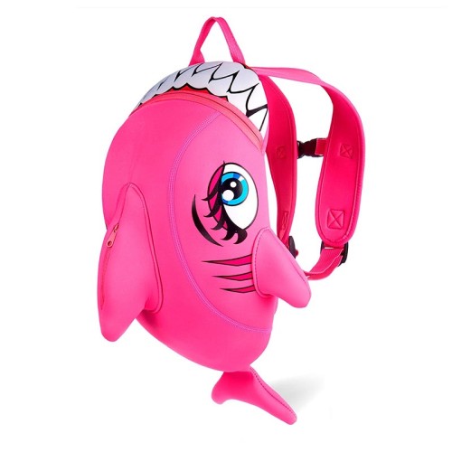 Crazy Safety New Shape Τσάντα Πλάτης Shark Pink 27x40x20εκ.