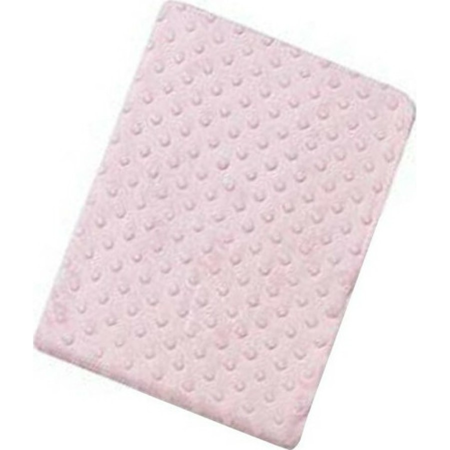 Interbaby Κουβέρτα Αγκαλιάς 80x110εκ. Coral Fleece Ροζ