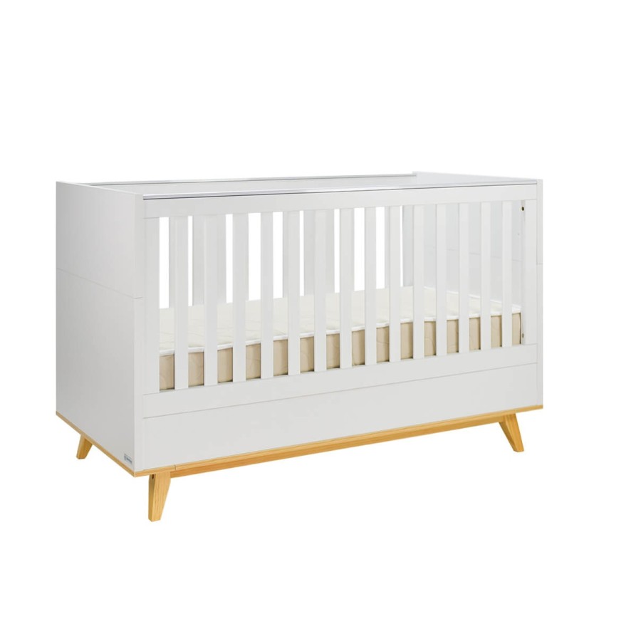 Bebe Stars Κούνια - Προεφηβικό κρεβάτι Cappuccino White , 460-02