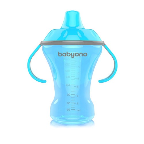 BabyOno Ποτηράκι Non-spill με Σκληρό Στόμιο 270ml Μπλε