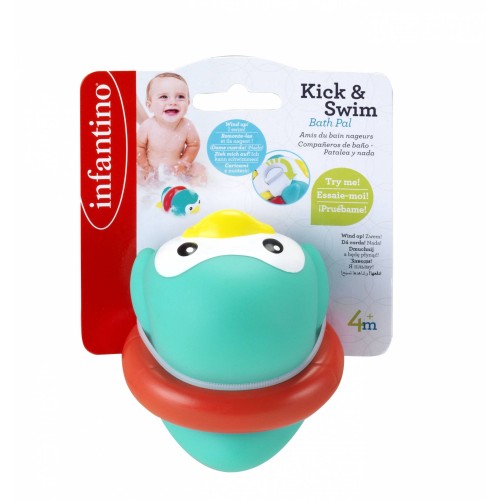 Infantino Πινγκουινάκι Μπάνιου Kick & Swim Bath Pal penguin