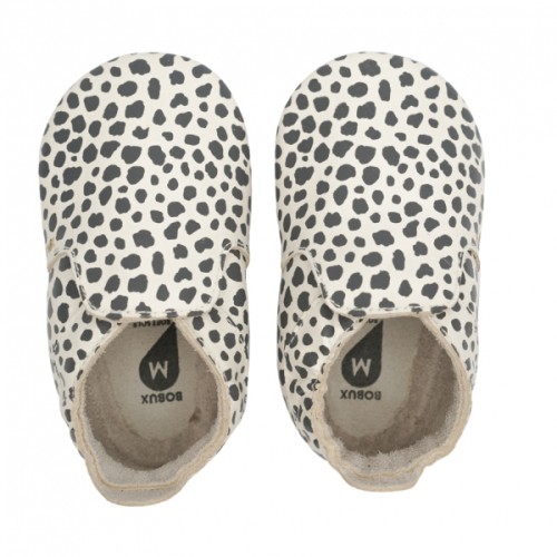 Bobux Βρεφικά Παπούτσια Soft Sole Dalmatian Print Vanilla