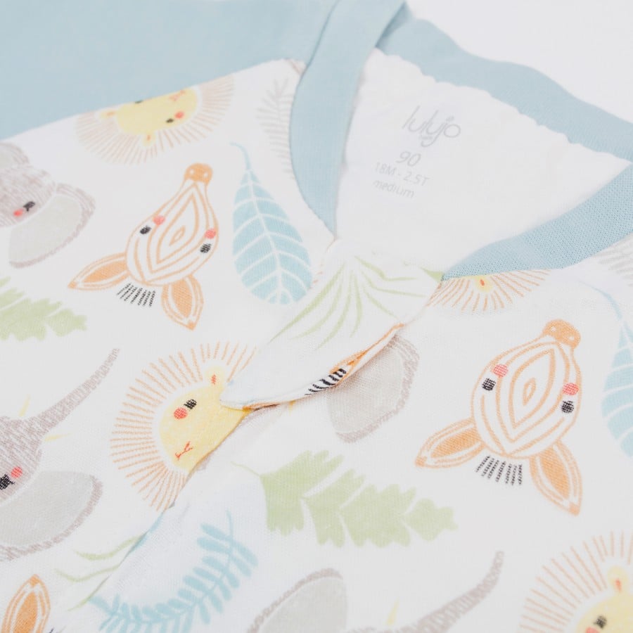 Lulujo Deluxe ECO Υπνόσακος Bamboo με Βαμβάκι 2.5 Tog Jungle (18 Μηνών-2,5 Ετών)