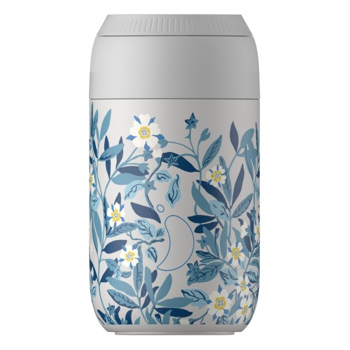 Chilly's Ανοξείδωτη Κούπα Θερμός S2 CC Liberty 340ml Brighton Blossom Granite Grey