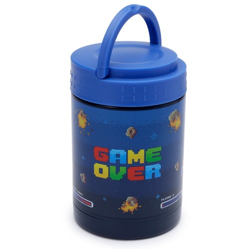 Puckator Ανοξείδωτο Παιδικό Θερμός Φαγητού Game Over 500ml