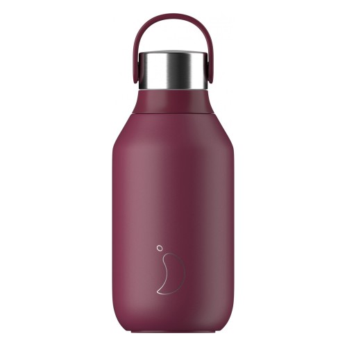 Chilly's Ανοξείδωτο Μπουκάλι Θερμός Series 2 350ml Plum Red