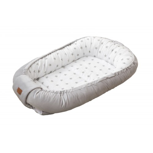 Babycute Baby Nest Βρεφική Φωλιά 90x61εκ. Grey Star XL