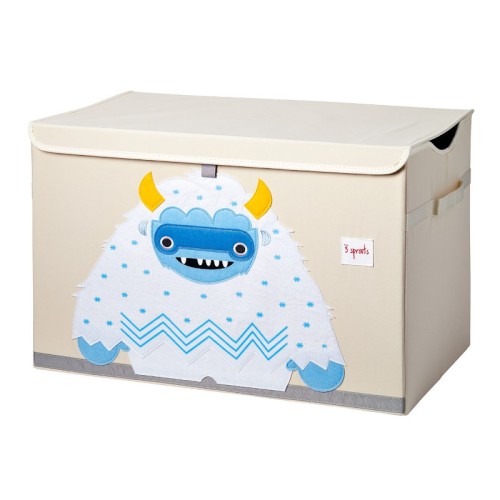 3 sprouts καλάθι για παιχνίδια με καπάκι Yeti TOY CHEST