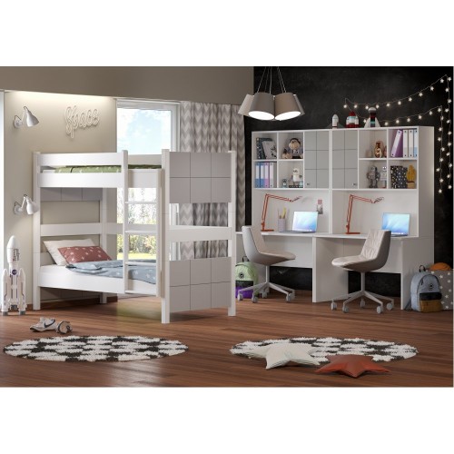 Casakids Cosy Κουκέτα Μετατρεπόμενη με Αποσπώμενη Σκάλα 100x204εκ. ή 100x214εκ.