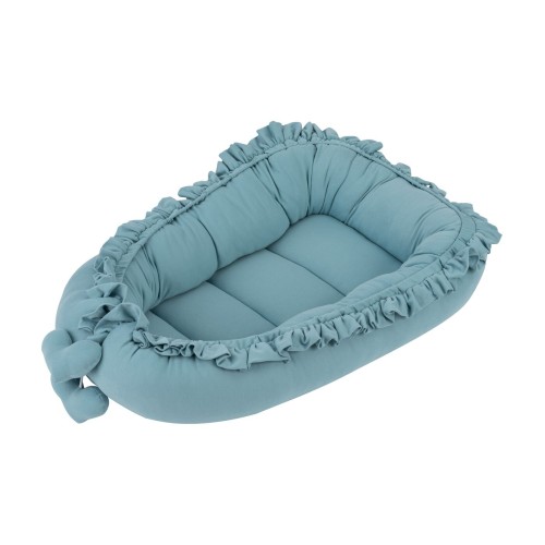 Tuttolina Βρεφική Φωλιά Royal Flounce Blue 55x80εκ.