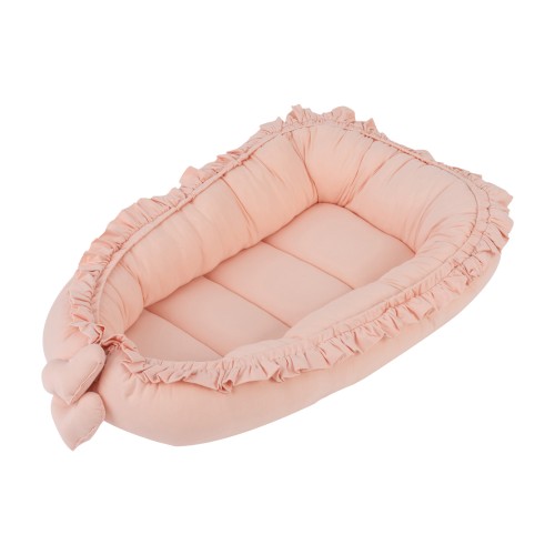 Tuttolina Βρεφική Φωλιά Royal Flounce Peach 55x80εκ.