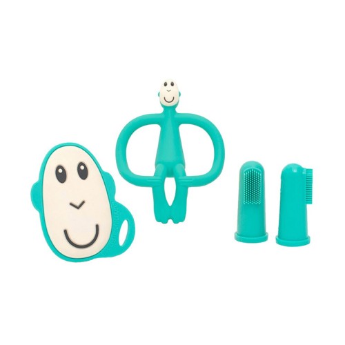 Matchstick Monkey Σετ Μασητικών Teething Starter Set Πράσινο