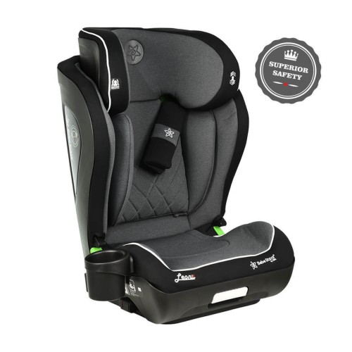 Bebe Stars Leon Κάθισμα Αυτοκινήτου Isofix i-Size Black 15-36kg