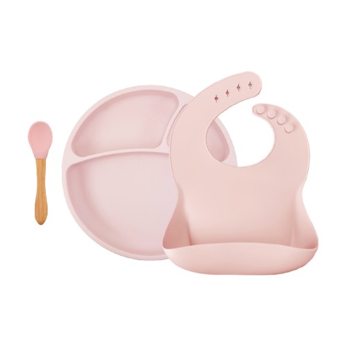 MinikOiOi Feeding Set Παιδικό Σετ Φαγητού Ροζ