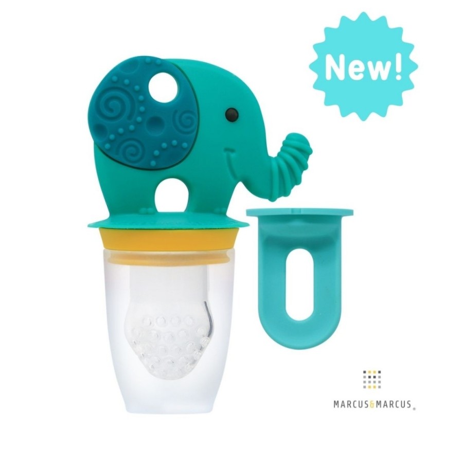 Marcus and Marcus Αυτοτροφοδότης Σιλικόνης 3 σε 1 Self Feeder N'Pop Ελεφαντάκι  6+ 