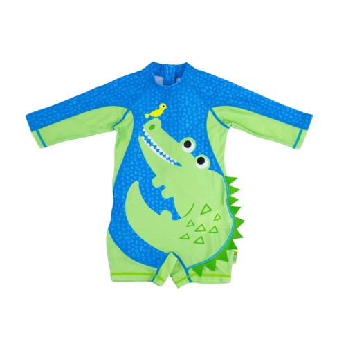 Zoocchini Αντιηλιακό Φορμάκι Surf Suit UPF50 Alligator