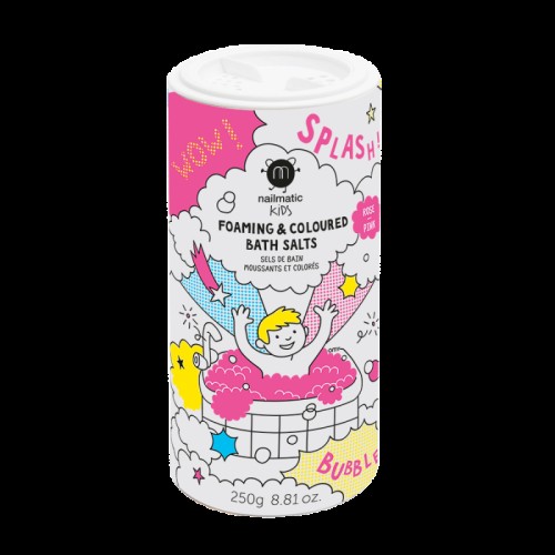 Nailmatic Άλατα Μπάνιου Foaming Salt Bath Ροζ 250g.