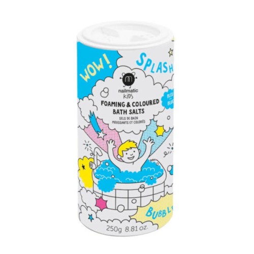 Nailmatic Άλατα Μπάνιου Foaming Salt Bath Μπλε 250g.