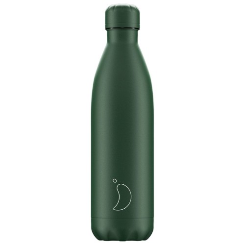 Chily's Ανοξείδωτο Μπουκάλι Θερμός All Matte Green 750ml