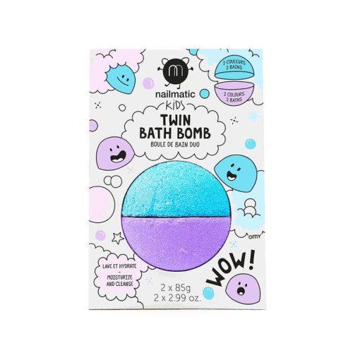 Nailmatic Bath Βomb Duo Γαλάζιο-Λιλά 2x85γρ.