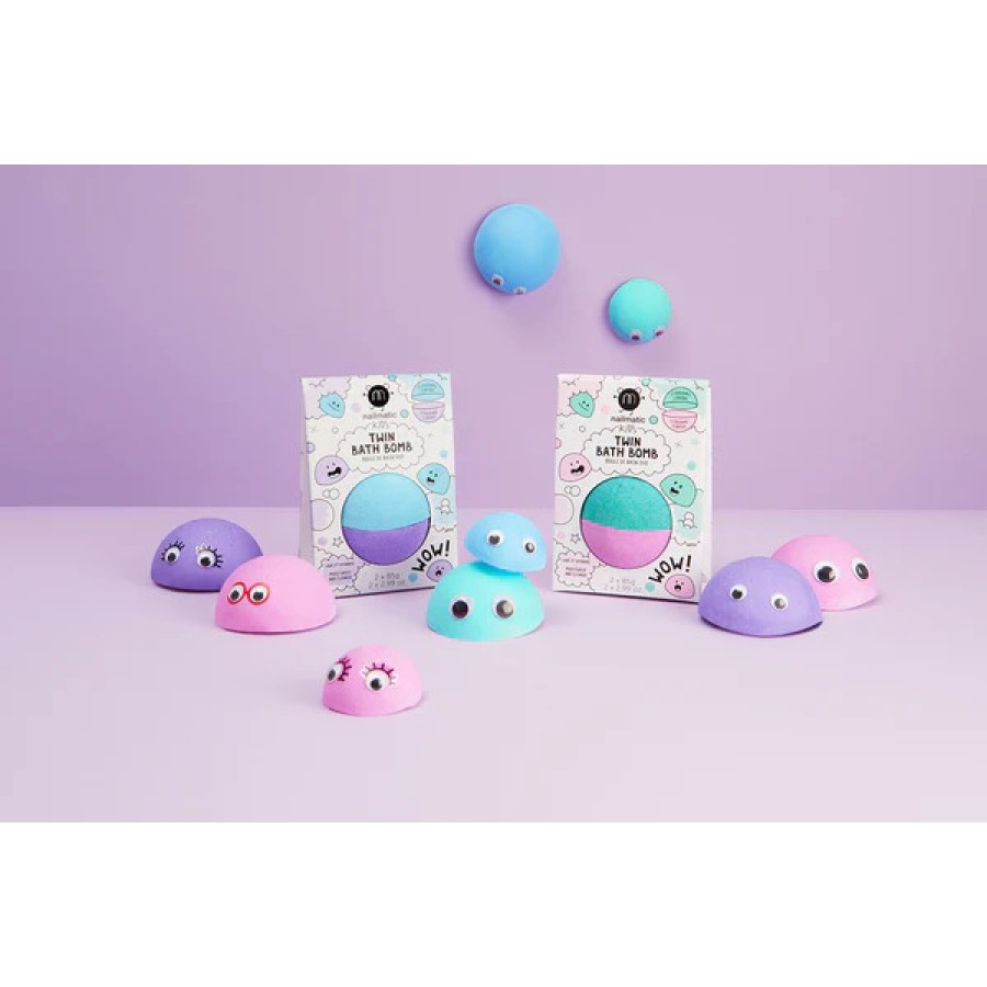 Nailmatic Bath Βomb Duo Γαλάζιο-Λιλά 2x85γρ.