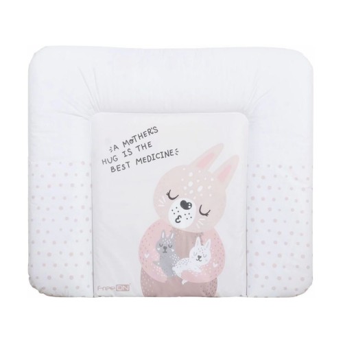 freeON Love Bunny Μαλακή Βρεφική Αλλαξιέρα Large 85x72εκ.