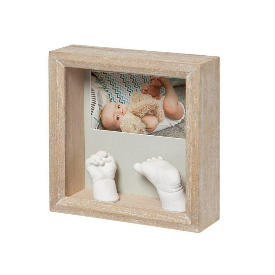 Baby Art Κορνίζα Αποτύπωμα My Baby Scultpture Wooden