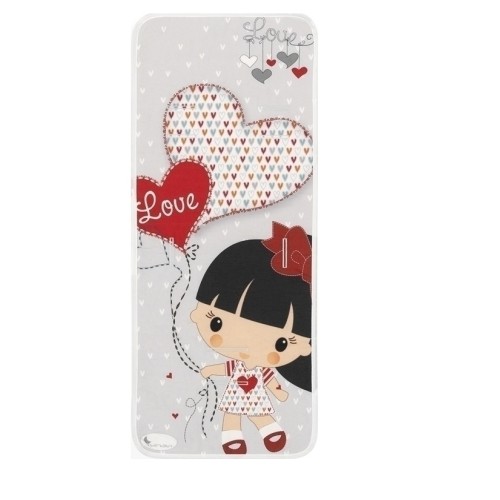 INTERBABY UNIVERSAL ΚΑΛΥΜΜΑ ΚΑΡΟΤΣΙΟΥ 84x34 Colchoneta Nina Corazones
