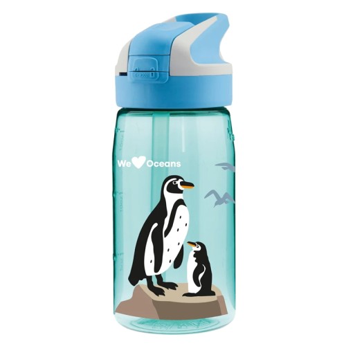 Laken Παιδικό Παγούρι Penguin Tritan 450ml με Πώμα Summit