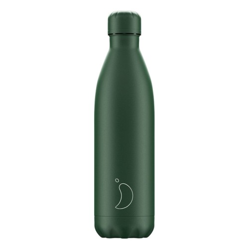 Chilly's Monochrome Μπουκάλι Θερμός All Matte Green 750ml