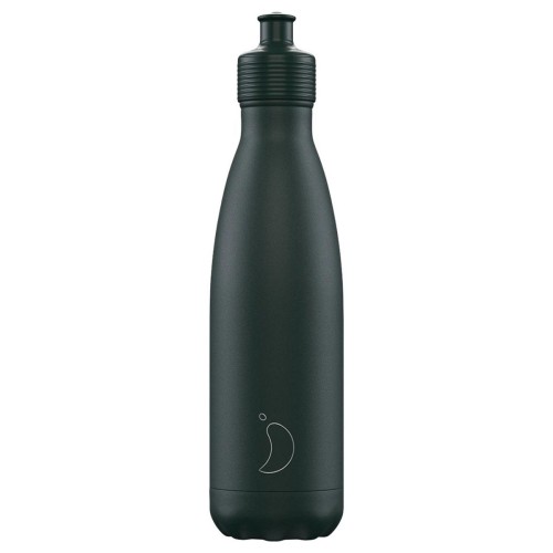 Chilly's Sports Ανοξείδωτο Μπουκάλι Θερμός Matte Green 500ml