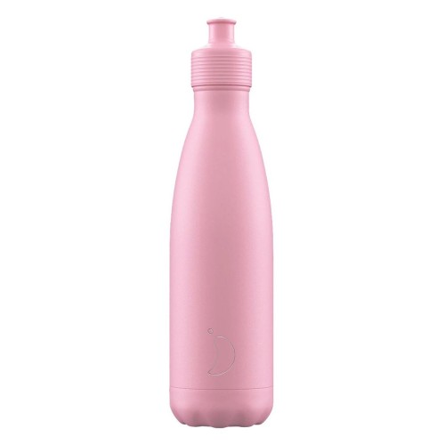 Chilly's Sports Ανοξείδωτο Μπουκάλι Θερμός Pastel Pink 500ml