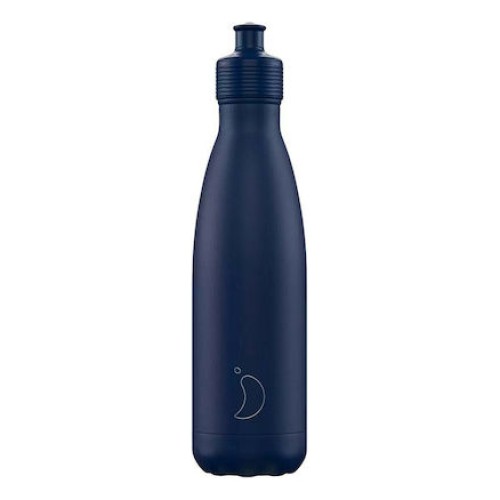 Chilly's Sports Ανοξείδωτο Μπουκάλι Θερμός Matte Blue 500ml