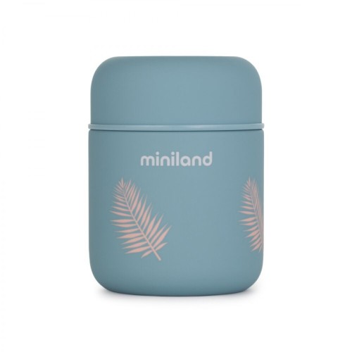 Miniland Θερμός Φαγητού Mini Blue Palms 280ml