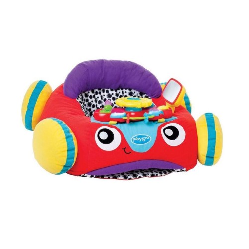 FreeOn PlayGro Music & Lights Comfy Car Μαλακό Αυτοκινητάκι με Ταμπλώ Οδηγού, Μουσική & Φωτάκια