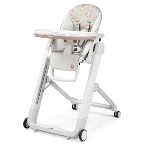 Peg-Perego Καρεκλάκι Φαγητού Siesta Follow Me Aquarelle + Δώρο μαξιλάρι Baby Cushion