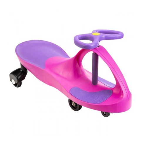 HJ Sports Fun Wheels Αυτοκίνητο Κίνηση με Τιμόνι Wiggle Car Ροζ