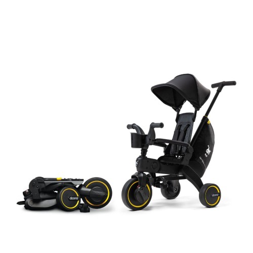 Doona Πτυσσόμενο Τρίκυκλο Ποδήλατο Liki Trike Midnight Black Edition