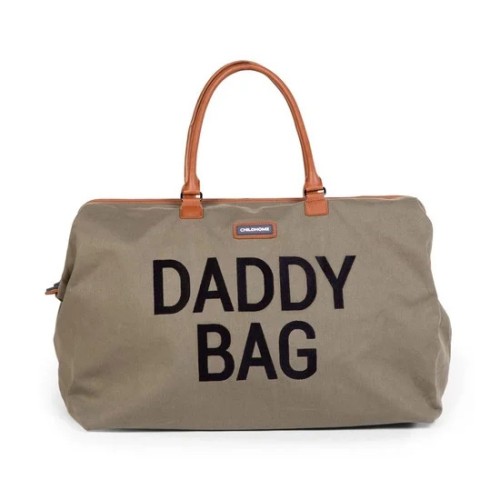 Childhome Τσάντα Αλλαγής Daddy Bag Big Canvas Kaki