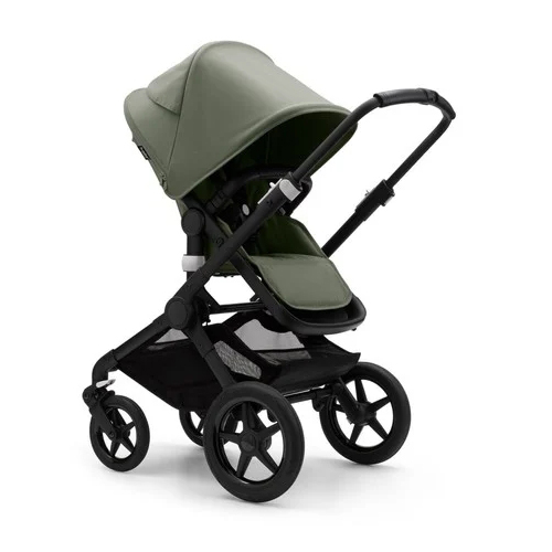 Bugaboo Παιδικό Καρότσι Fox 3 Complete Black/Forest Green - Forest Green