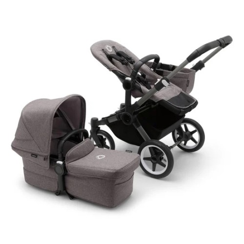 Bugaboo Παιδικό Πολυκαρότσι Donkey 5 Mono Complete Graphite-Grey Melange