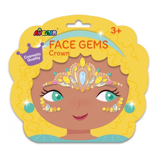 Avenir Αυτοκόλλητα Κοσμήματα Προσώπου Face Gems Crown